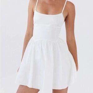 NWT Peppermayo Tesoro White Mio Mini Dress